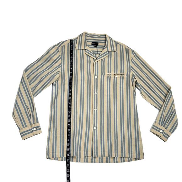 Club Monaco Long-Sleeve Button-Down Shirt. New w Tags !!! Striped Small Men’s - Picture 9 of 13